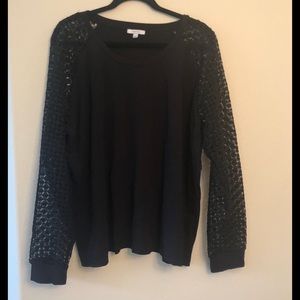 Stella & Dot Amie Lace Shirt